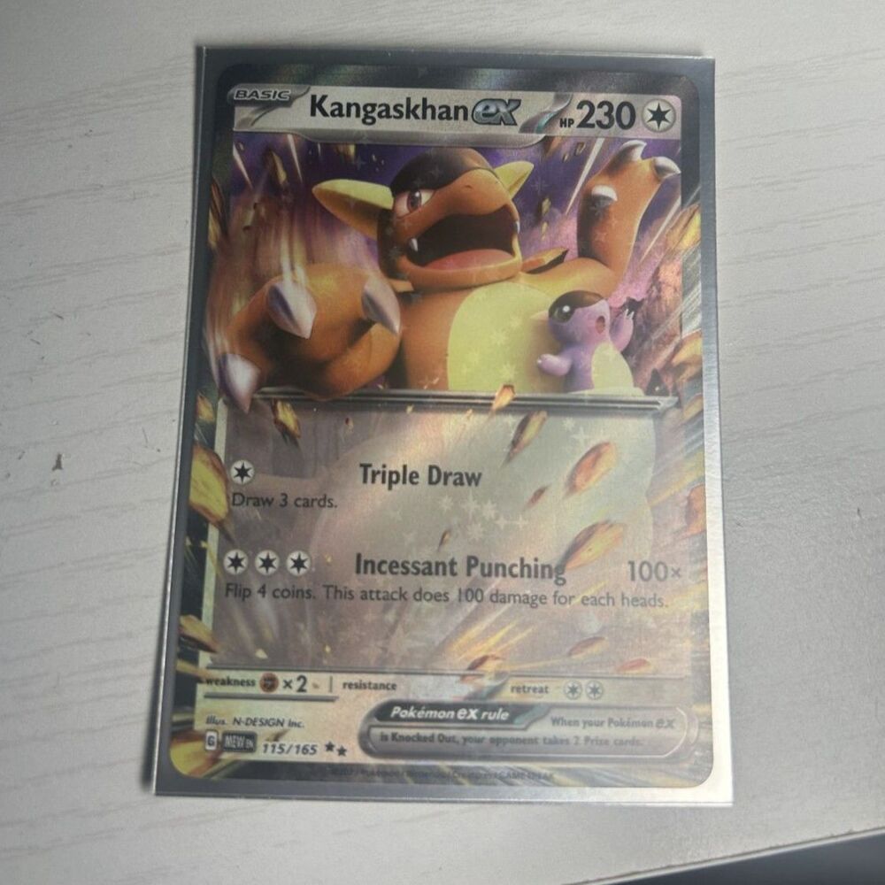 Kangaskhan ex #115 Pokemon Scarlet & Violet 151 Near Mint